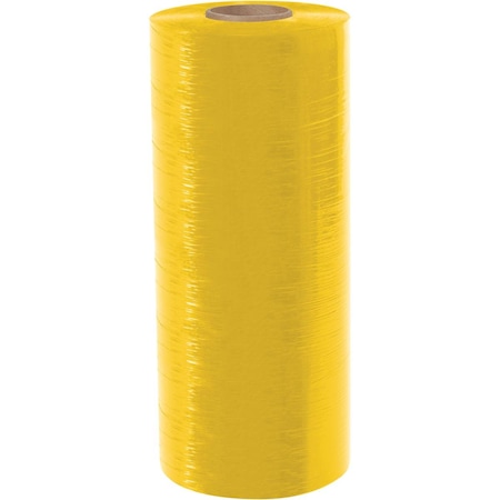 Box Partners 20 in. x 6000 ft. 80 Gauge Yellow Cast Machine Stretch Film MSF2080YEL